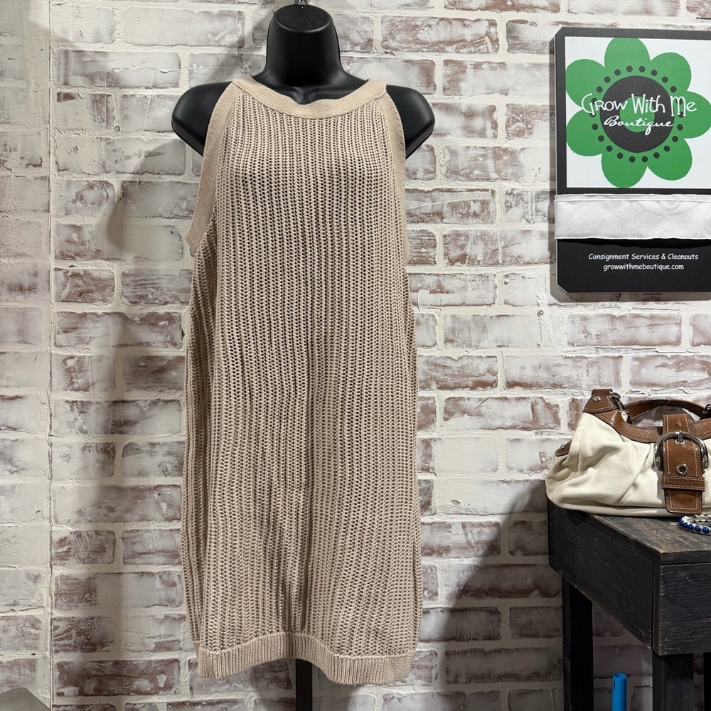 Summersalt Knit Dress coverup in Beige women’s large